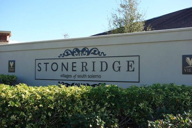Stoneridge Viera Entrance Signage Landscape